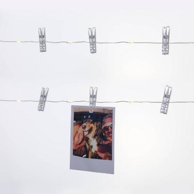 100ltr Led Plug-in Curtain String Lights With Clips - Room Essentials™ :  Target