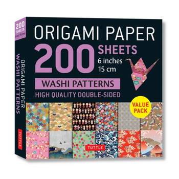 Origami Paper 200 Sheets Washi Patterns 6 (15 CM) - by  Tuttle Studio (Loose-Leaf)
