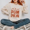 Simply Sage Market Women's Pumpkin Distressed Long Sleeve Garment Dyed Tee - 2 of 4