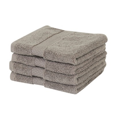 Splash Zero Twist 100% Ring Spun Cotton Face Washcloth Set – Reversible, 550 GSM, Soft, Lightweight, Highly Absorbent Towels for Bathroom