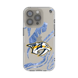 NHL Western Conference Teams Ice Tilt Clear Cell Phone Case for Apple iPhone - 1 of 4