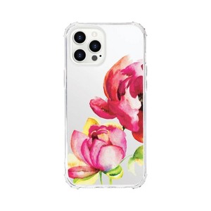 OTM Essentials Apple iPhone 13 Pro Max/iPhone 12 Pro Max Tough Edge Florals & Nature Clear Case - 1 of 3