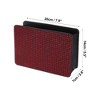 Unique Bargains Car Trash Can Foldable Car Door Rhinestone Faux Leather Trash Bin Red Black 1pcs - 4 of 4