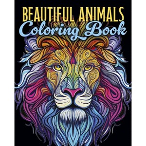 Beautiful Animals Coloring Book - (Sirius Creative Coloring) by  Tansy Willow (Paperback) - 1 of 1