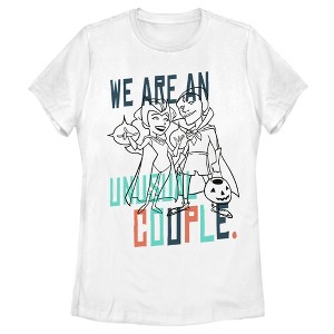 Women's Marvel WandaVision Couple Sketch T-Shirt - 1 of 4