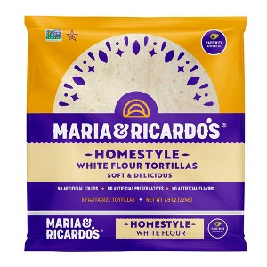 Maria and Ricardo's Homestyle White Tortillas - 7.9oz - 1 of 4