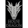 Men's Game of Thrones: House of the Dragon White Dragon Skull Logo T-Shirt - 2 of 4
