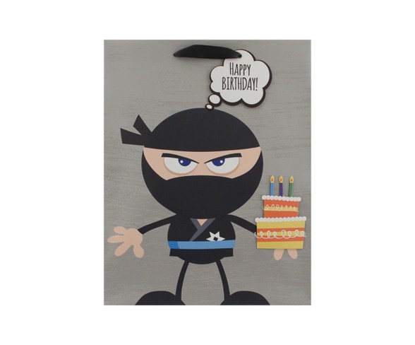 Ninja Happy Birthday Large Gift Bag - Spritz&#153;
