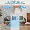 10,000 BTU Portable Air Conditioner, 4-in-1 AC (Cool, Fan, Dehumidifier, Sleep), Up to 450 Sq. Ft., Remote Control, 1–24H Timer, Window Kit Included - 3 of 4