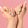 Unique Bargains Colorful Nail Art Stamp FG-218 Silver Tone 1 Pc - 2 of 4