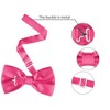 Allegra K Men's Pre-tied Solid Adjustable Classic Tuxedo Wedding Bow Ties - 3 of 4