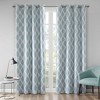 Grungis 50x84 Inch Polyester Printed Ikat Blackout Curtain Panels for Living Room,Bedroom - 2 of 4