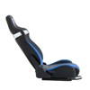 Dolonm Universal PVC Bucket Style Reclinable Sport PU Leather Simulator Racing Seat with Adjustable Lock Slide - 3 of 4