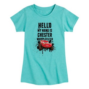 Girls' - Cars -  Fitted Short Sleeve Graphic T-Shirt - 1 of 4