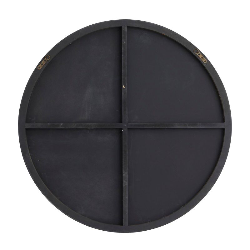 Wood Round Wall Mirror with Thin Frame - Olivia & May, 3 of 6