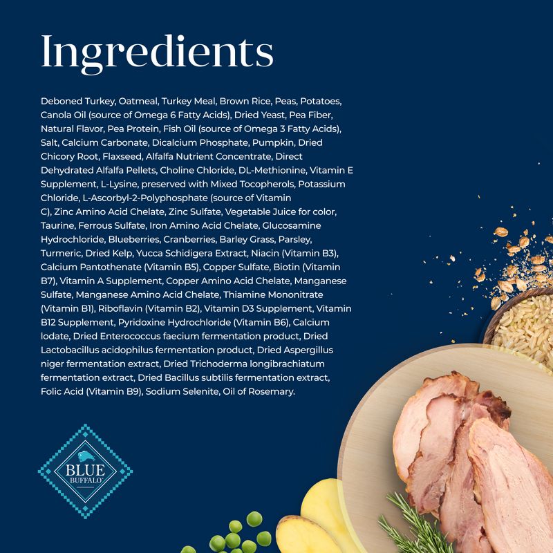 Blue Buffalo Basics Limited Ingredient Diet Turkey & Potato Recipe Small Breed Dry Dog Food, 6 of 13