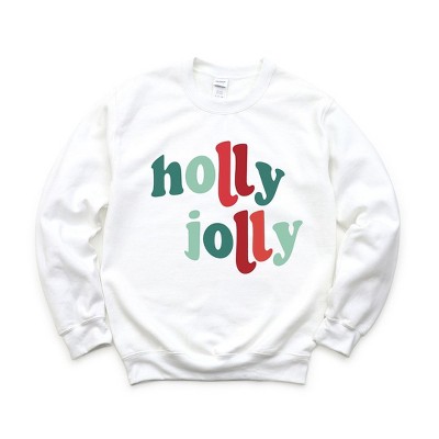 Simply Sage Market Women's Graphic Sweatshirt Holly Jolly Colorful