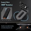 Coverado Black Magnetic Car Phone Holder, MagSafe Car Mount Folding&360° Rotation Magnet Phone Holder for Car, Fit iPhone 12+ - 4 of 4