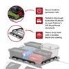 Yakima 76 by 65 Inch Aluminum LockNLoad Perimeter Raised Rail Kit for Roof Rack Fits Most T Slot Equipped Platforms, Black, 4 Rails - 3 of 4