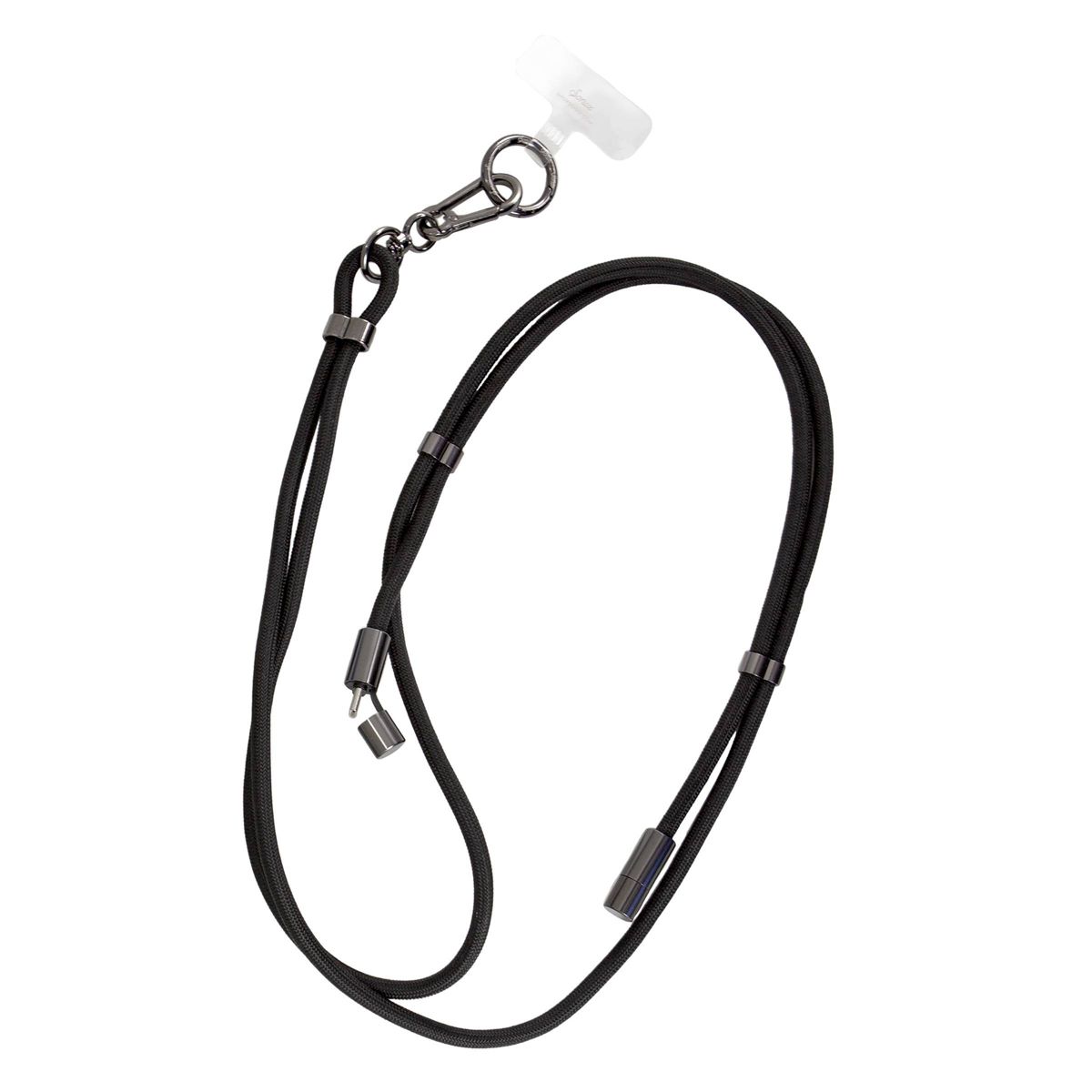 Sonix Crossbody Strap with Charging Cord - Black - thumbnail 3