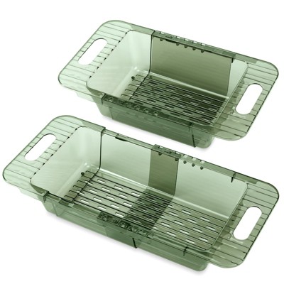 YIGII Collapsible Colander Over the Sink Expandable Sink Strainer Basket for Kitchen, Ideal for Washing Vegetables and Fruits