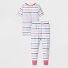 Toddler Girls' 4pc Ribbed Pajama Set - Cat & Jack™ - 2 of 4