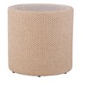 Carolina Chair  Table Handwoven Zeus Jute Check Wood Top Storage Ottoman - 4 of 4