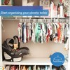 Heshberg Baby and Kids Plastic Hangers White 60 Pack - 4 of 4