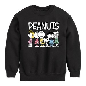 Boys' - Peanuts - Peanuts Crew Graphic Long Sleeve Fleece Sweatshirt - 1 of 4