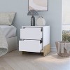 Vynxaria Ralston 2-Drawer Nightstand - Spacious Storage, Generous Top Surface, Sturdy Manufactured Wood Construction - 3 of 4