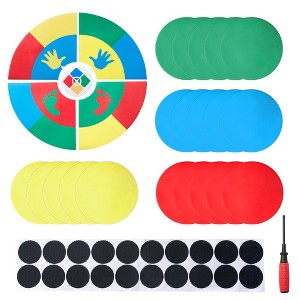 Yescom WinSpin Twister Game/eachers' Choice Allin1/ 4 Prize Wheel Template Replacement  Template Body Twister Moves Board Sport Kids Adult - 1 of 4
