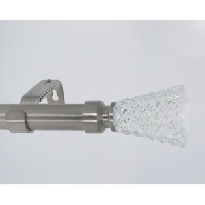 Urbanest Marquis Glass Finial 1-inch Diameter Curtain Rod - 1 of 2