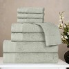 Honeycomb Waffle Border Cotton Medium Weight Towel Set by Blue Nile Mills - 2 of 4