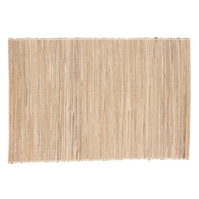 Natural Woven Hyacinth Rectangle Placemats Set of 4