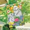Spring Friends Bunnies House Flag Easter Floral Rabbit 28" x 40" Briarwood Lane - 4 of 4