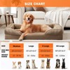 JOEJOY Orthopedic Dog Beds, Washable Dog Sofa with Egg-Crate Foam, Waterproof Lining and Non-Skid Bottom - 3 of 4