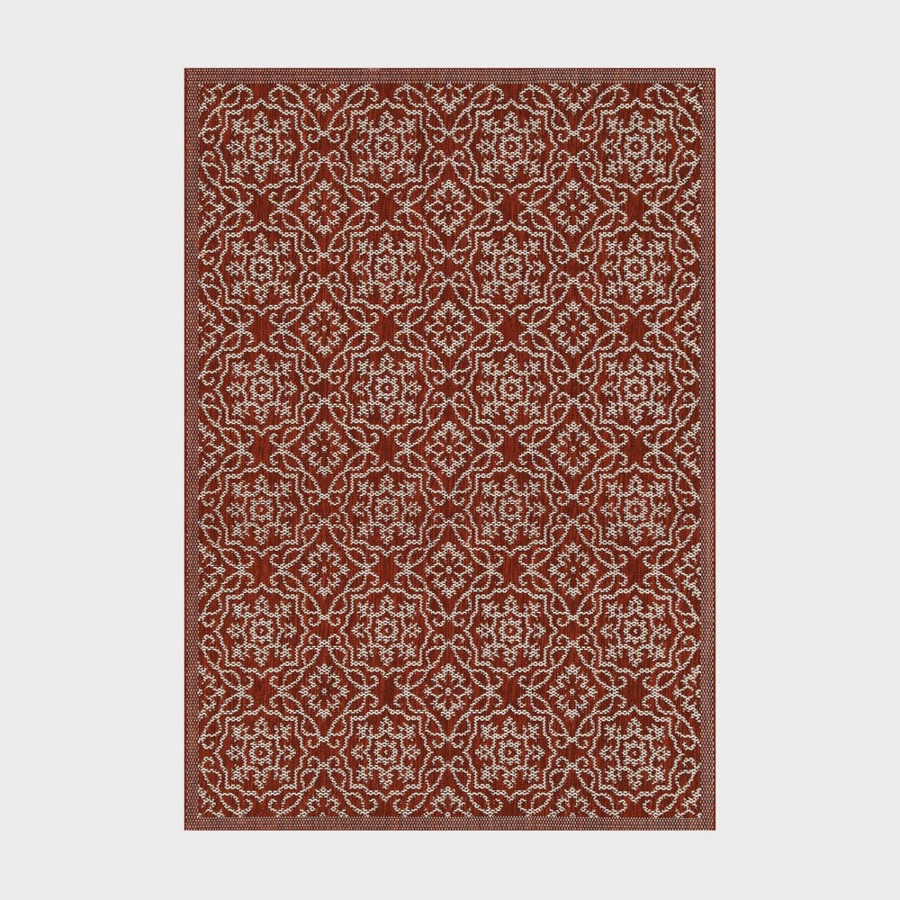 Photos - Area Rug Playa Rug 5'x8' Machine Washable Eliza Rectangle Woven Indoor Outdoor Area