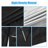 Unique Bargains Car Cover for Jeep Wrangler JK JL 2 Door 2007-2021 Outdoor Waterproof Sun Rain Dust Wind Snow Protection Black Blue - 3 of 4