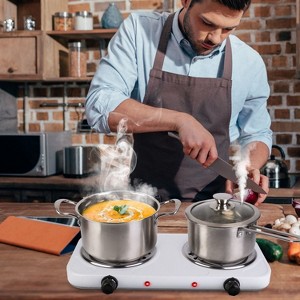 Mojgar Electric Double Burner Portable Coil Heating Hot Plate Stove Countertop - 1 of 4
