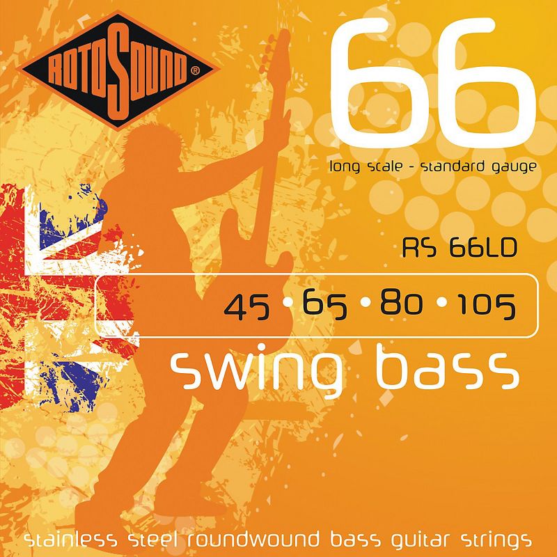 Rotosound RS66LD Long Scale Swing 66 Bass Strings, 1 of 3