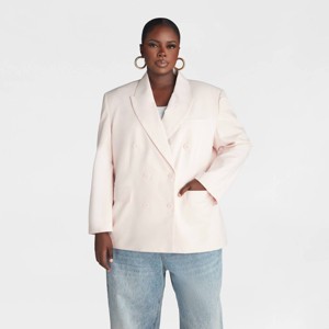 KBB by KAHLANA Women's 'The David Blazer' - Light Pink 2X : Target