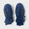 London Fog Kids Ski Mittens for Boys (4-6 Years) - Warm Winter Mittens - Insulated and Waterproof Gloves for Cold Weather - 3 of 4