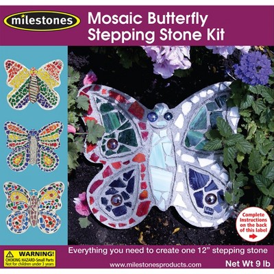 Mosaic Stepping Stone Kit-Butterfly