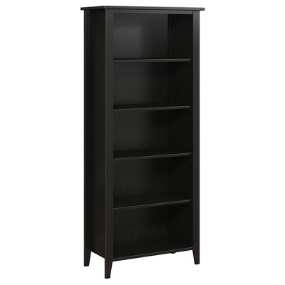 67.99" 5 Shelf Kathy Ireland Office Connecticut Bookshelf Black - Bush Furniture