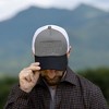 Pavilion Gift Company - Mountain People - Adjustable Charcoal Neoprene Mesh Hat - Hats - 2 of 4