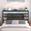 Besiost Upholstered Headboard with Storage Bags - 2 of 4