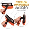 Zone Tech Ice Scraper and Extendable Brush 360° Snow Brush Head for Car Windshield Flexible Arm Ice Scraper  Tool Snow Removal - 4 of 4