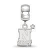 Black Bow Jewelry Sterling Silver Navy Midshipmen NCAA Bead Charm - 2 of 4