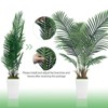 Artificial Tree in Pot with Realistic Leaves & Natural Wood Trunk 5FT/6FT/7FT/8FT - 4 of 4
