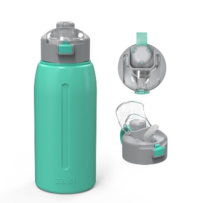Zak 12 18 24 32 64 oz. Stainless Steel Water Bottle Double Wall Vacuum Insulated 2-In-1 Lid Leak-Proof BPA-Free Genesis Bottle